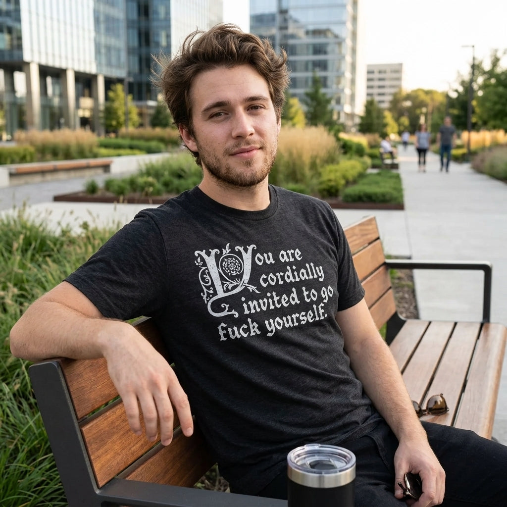You Are Cordially Invited To Go Fuck Yourself Men's T Shirt product image 2