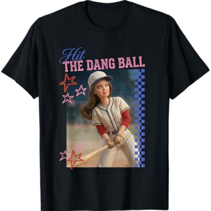 Hit The Dang Ball Funny Baseball Mom Softball Doll Face product image 1
