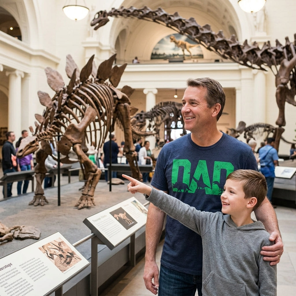 Dad Dinos Men's T Shirt product image 2
