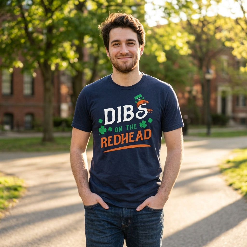 Dibs On The Redhead Men's T Shirt product image 2