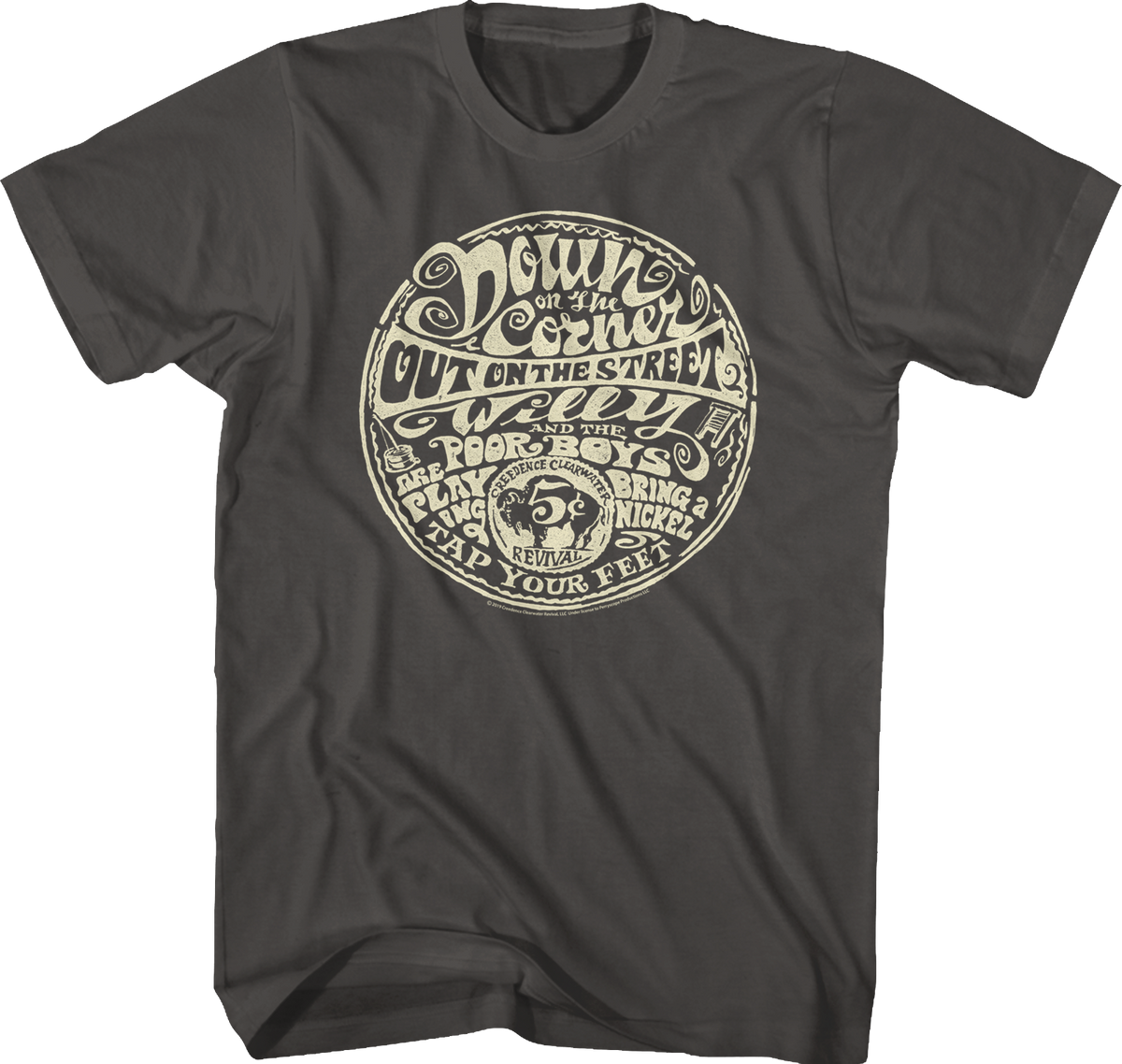Down On The Corner Creedence Clearwater Revival T-Shirt product image 1