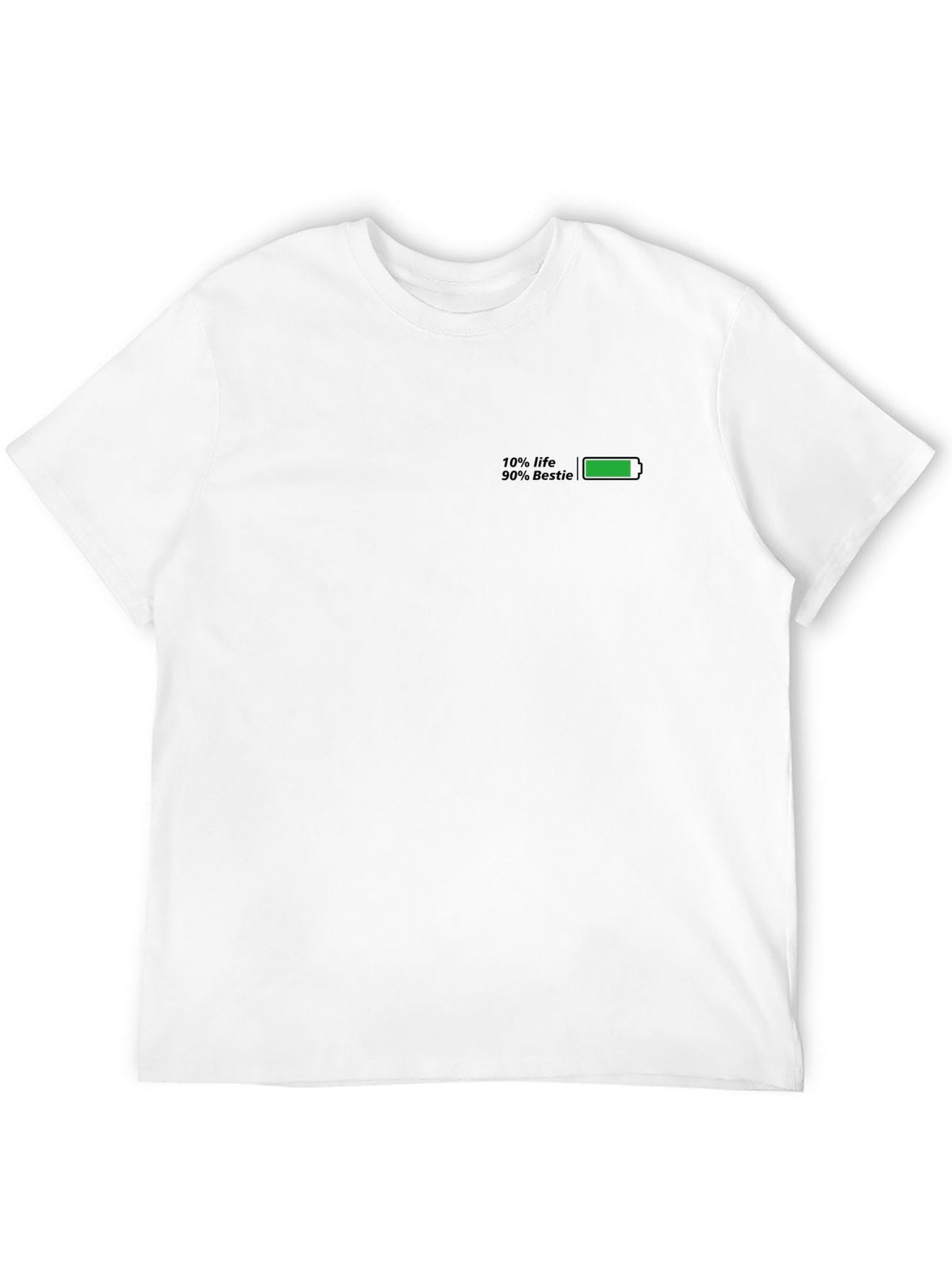 10%Life 90%Bestie t-shirt back & frot grathic tee product image 3