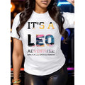 "IT'S A LEO ADVENTURE" Print Graphic Tee T-shirt product image 1