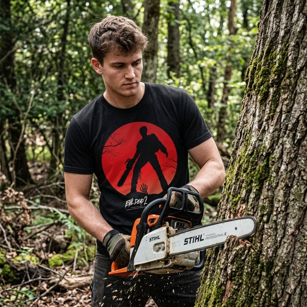 Evil Dead 2 Circle Men's T Shirt product image 4