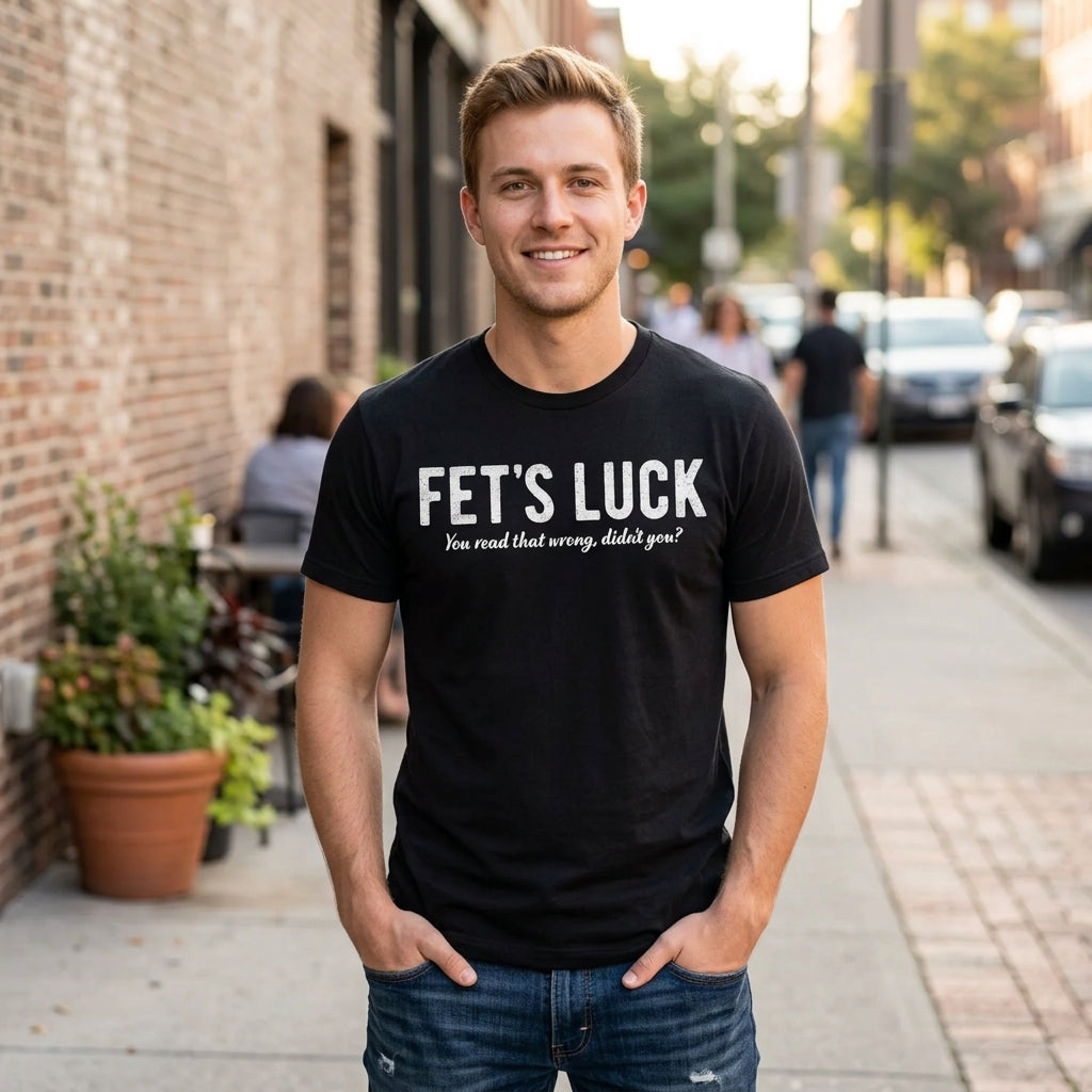 Fets Luck You Read That Wrong Didnt Men's T Shirt product image 2