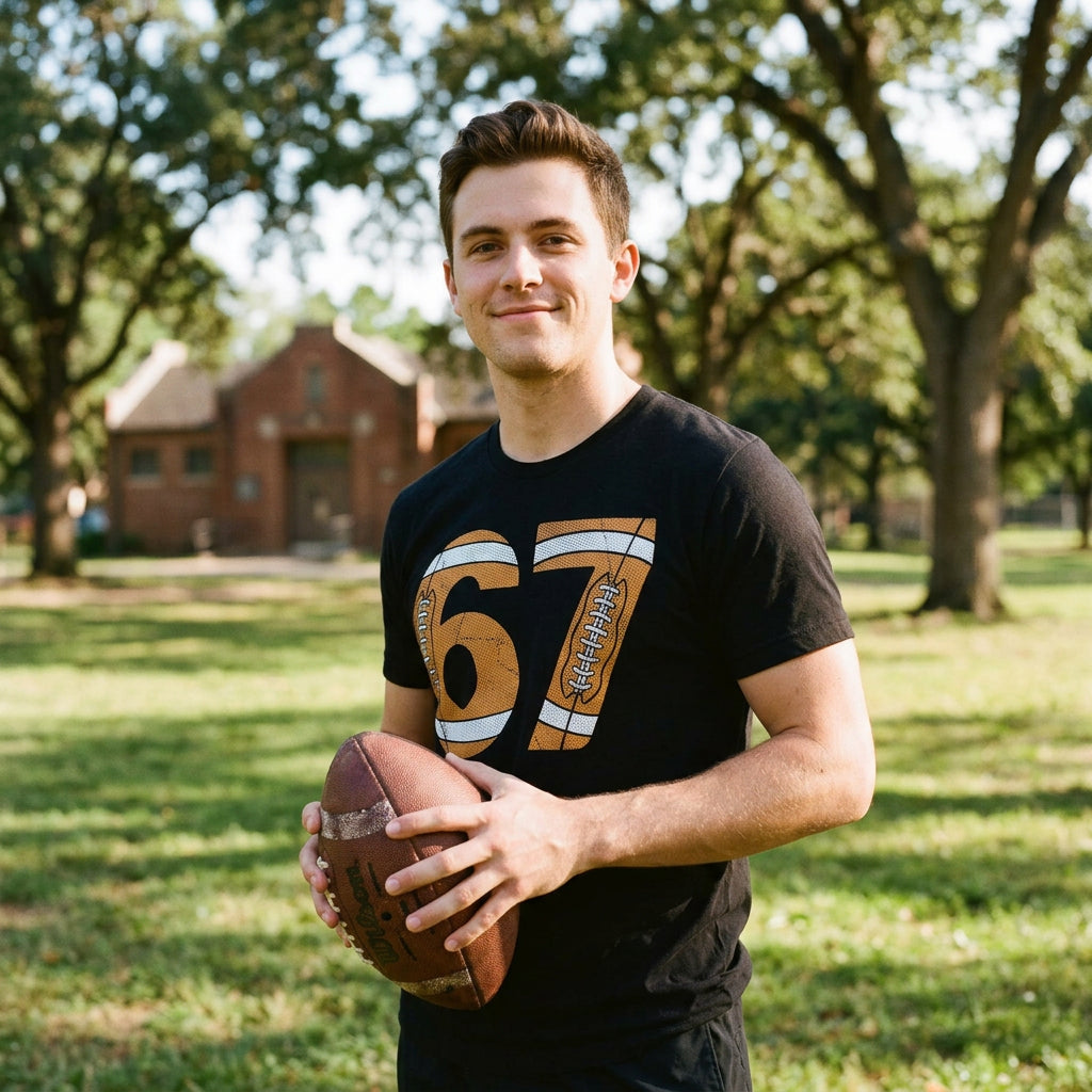6 7 Football Men's T Shirt product image 2