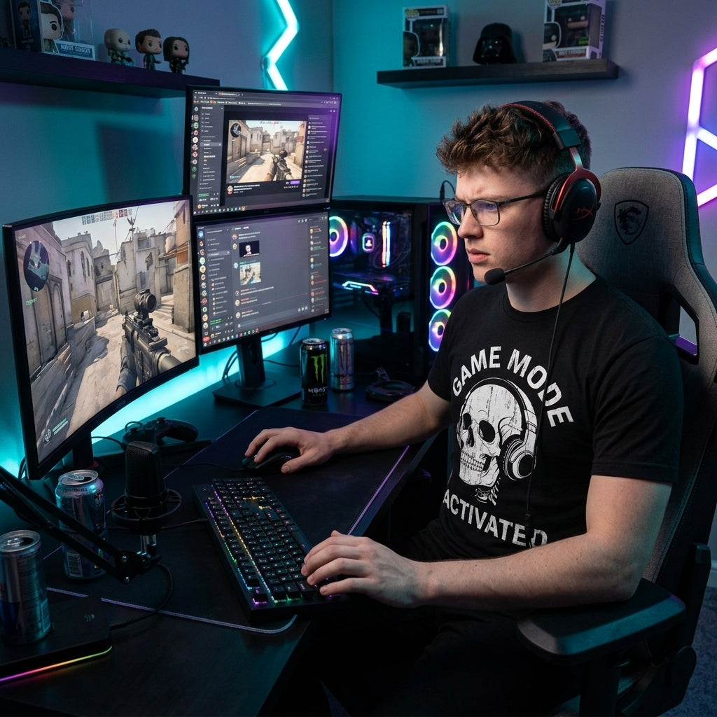 Game Mode On Men's T Shirt product image 2