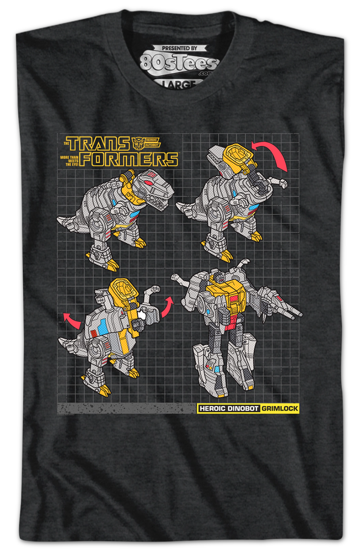Grimlock Modes Transformers T-Shirt product image 2