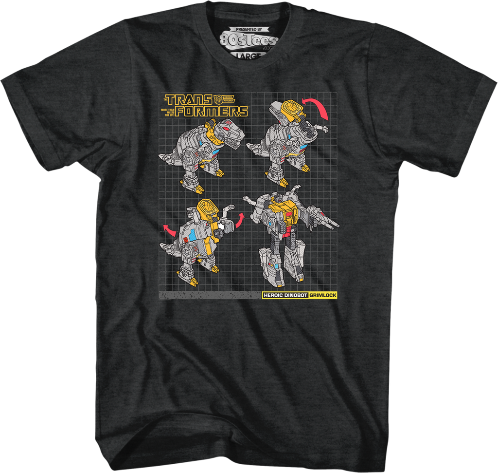 Grimlock Modes Transformers T-Shirt product image 1