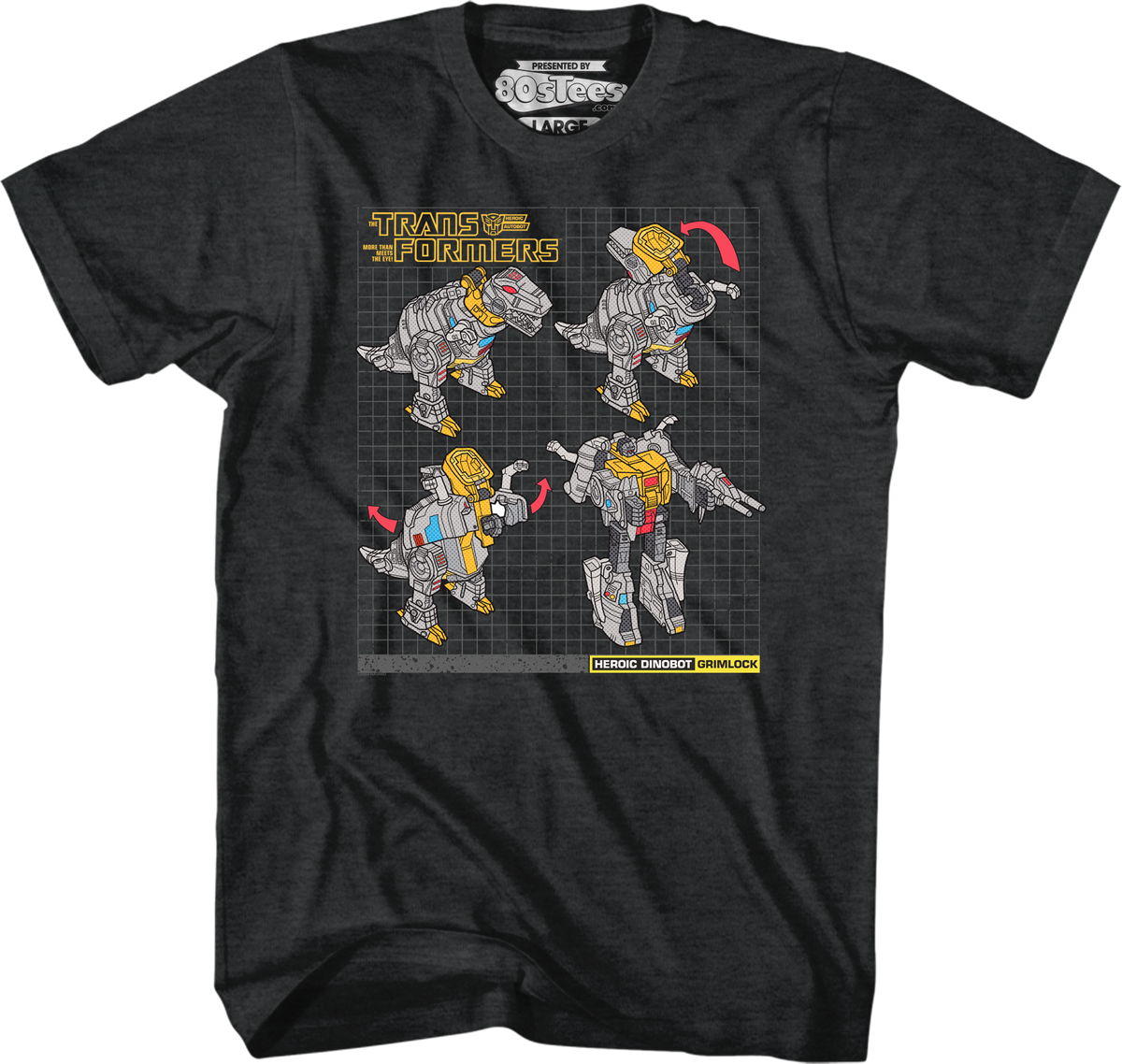Grimlock Modes Transformers T-Shirt product image 1