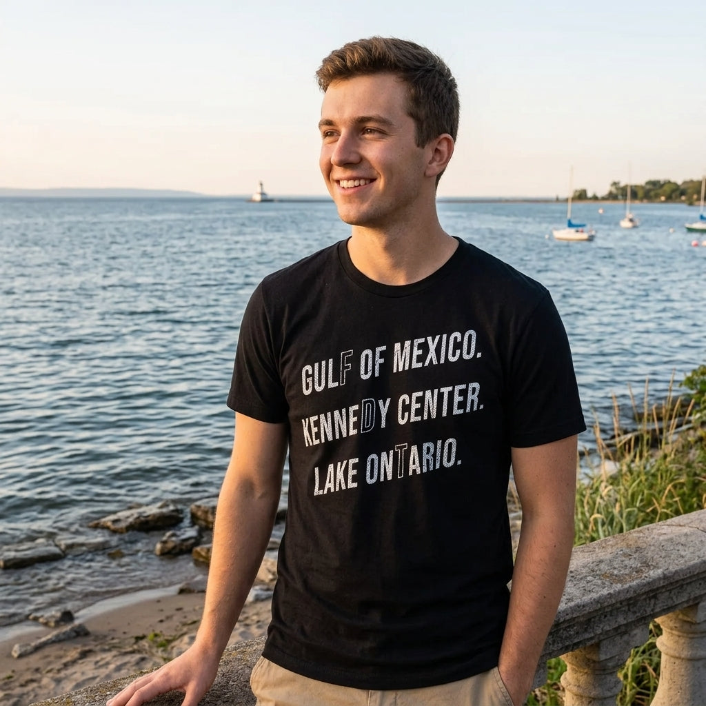 Gulf Of Mexico Kennedy Center Lake Ontario Men's T Shirt product image 2