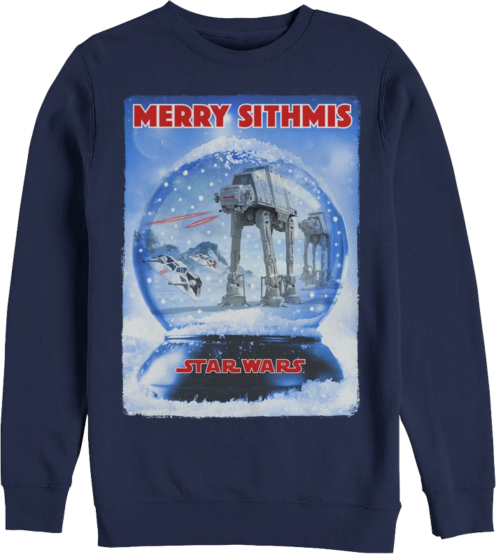 Battle of Hoth Snow Globe Star Wars Sweatshirt product image 1