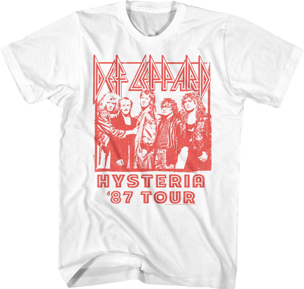 Hysteria '87 Tour Def Leppard T-Shirt product image 1