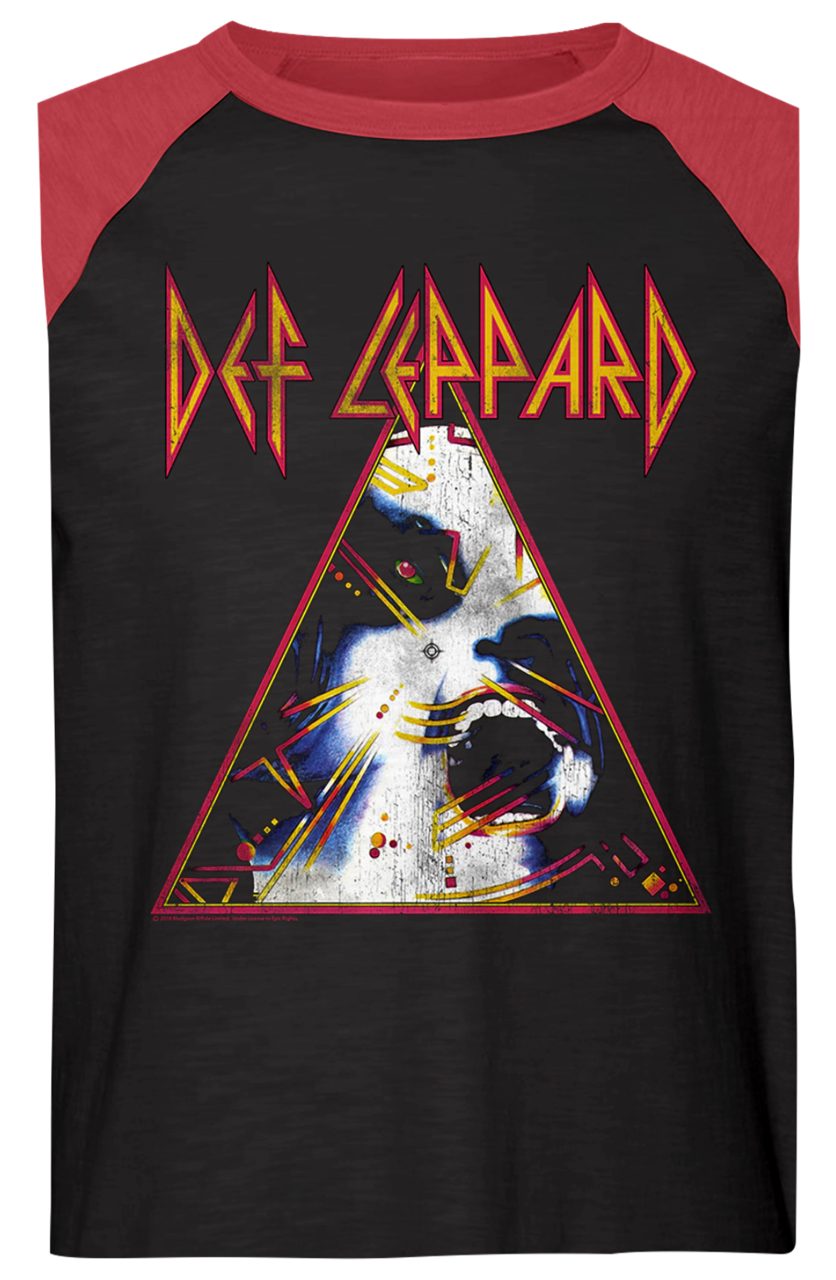 Hysteria Def Leppard Raglan Baseball Shirt product image 2