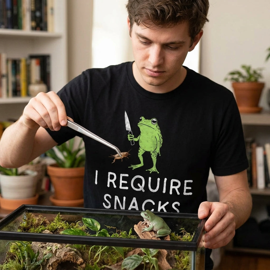 I Require Snacks Men's T Shirt product image 4