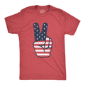 Peace Sign American Flag Youth T Shirt product image 1