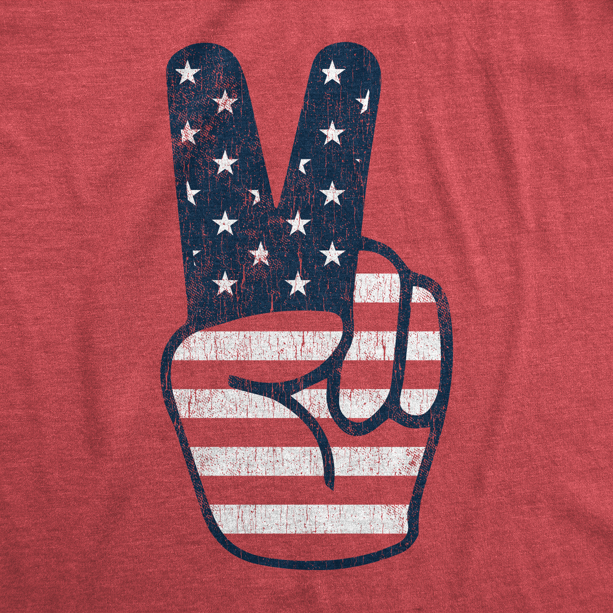 Peace Sign American Flag Youth T Shirt product image 3
