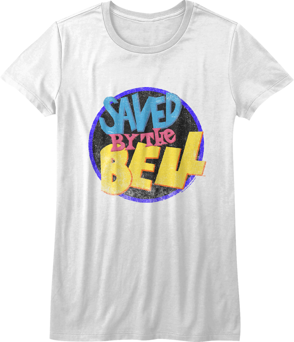 Ladies Distressed Logo Saved By The Bell Shirt product image 1