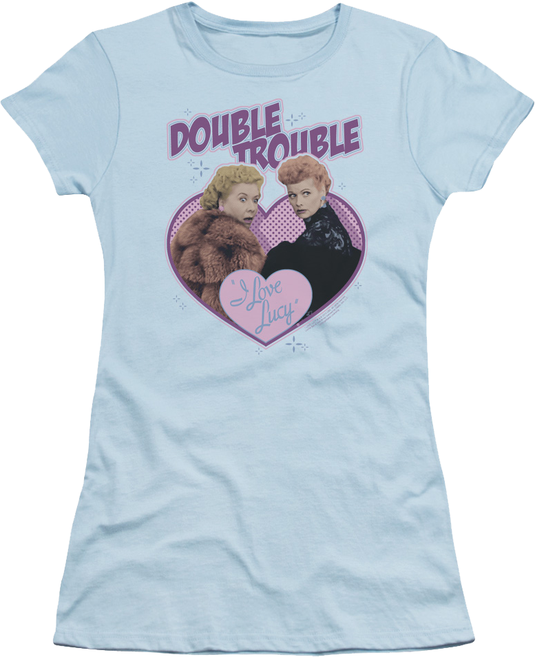 Ladies Double Trouble I Love Lucy Shirt product image 1