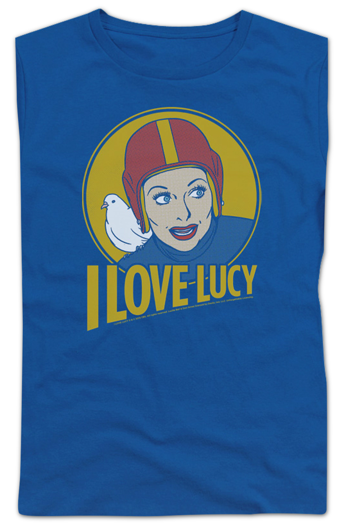 Ladies Lucy and Superman I Love Shirt product image 2