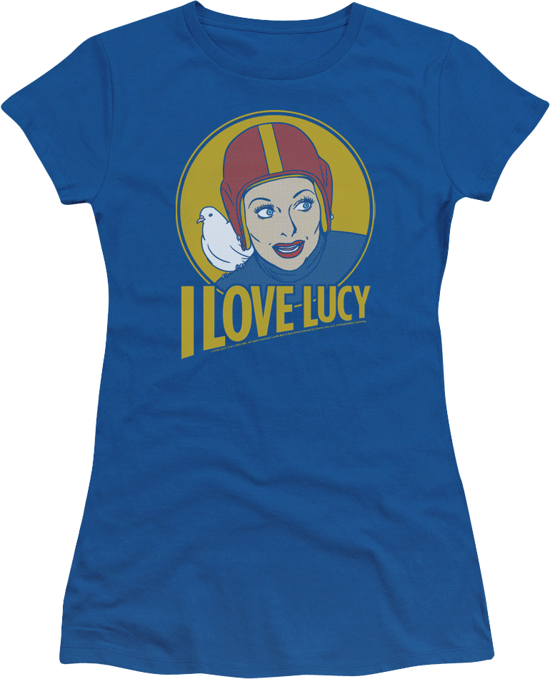 Ladies Lucy and Superman I Love Shirt product image 1
