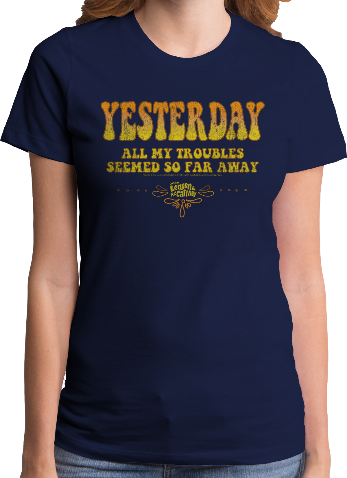 Ladies Yesterday Beatles Shirt product image 1