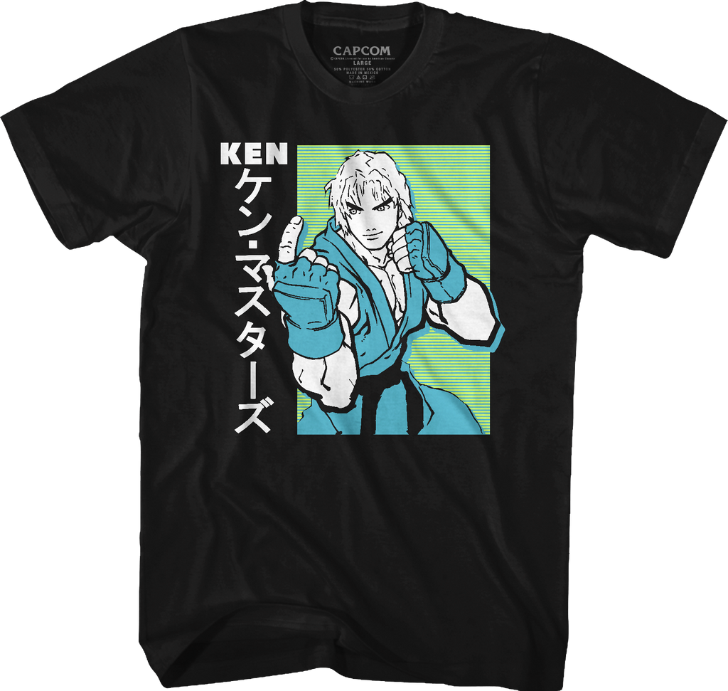 Ken Japanese Street Fighter T-Shirt product image 1