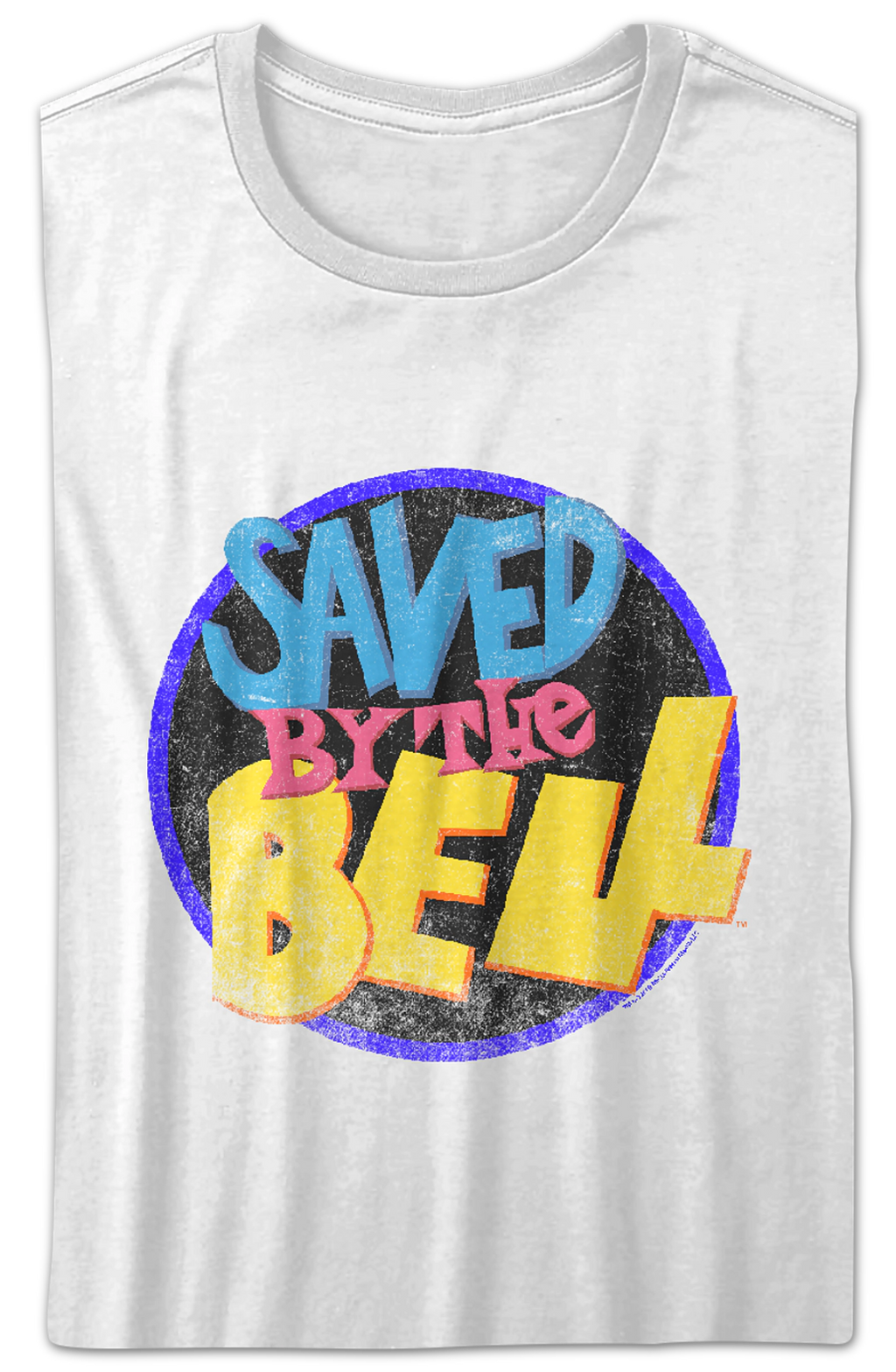 Ladies Distressed Logo Saved By The Bell Shirt product image 2