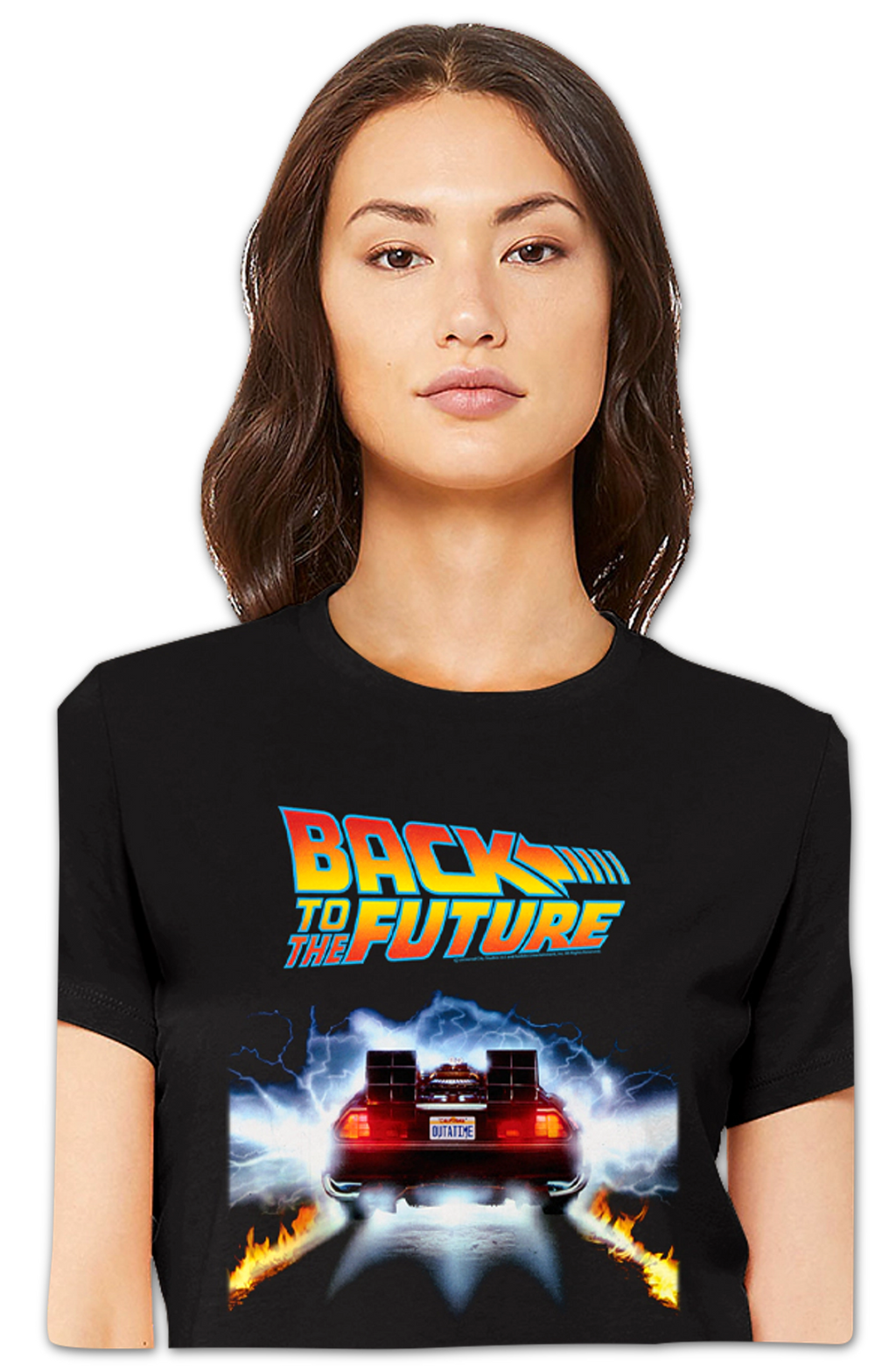 Womens OUTATIME DeLorean Back To The Future Shirt product image 2