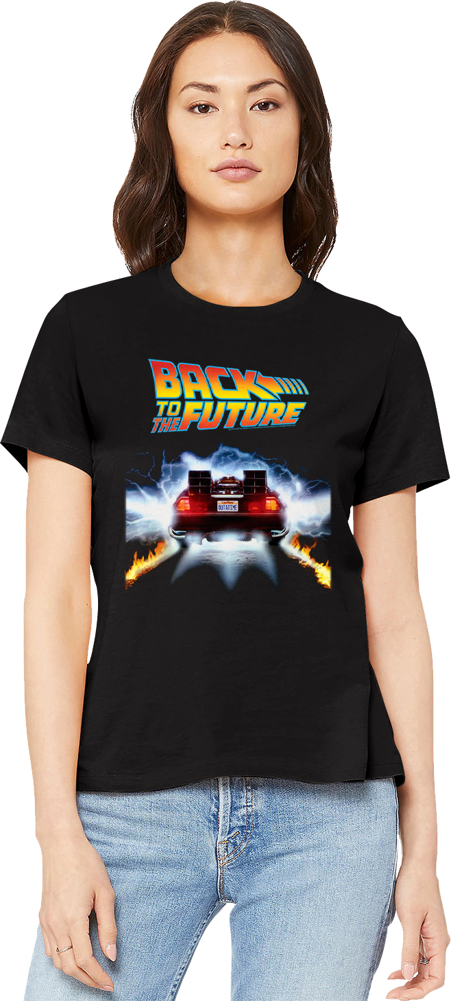 Womens OUTATIME DeLorean Back To The Future Shirt product image 1