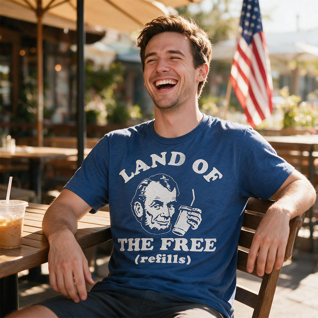 Land Of The Free Refills Men's T Shirt product image 4