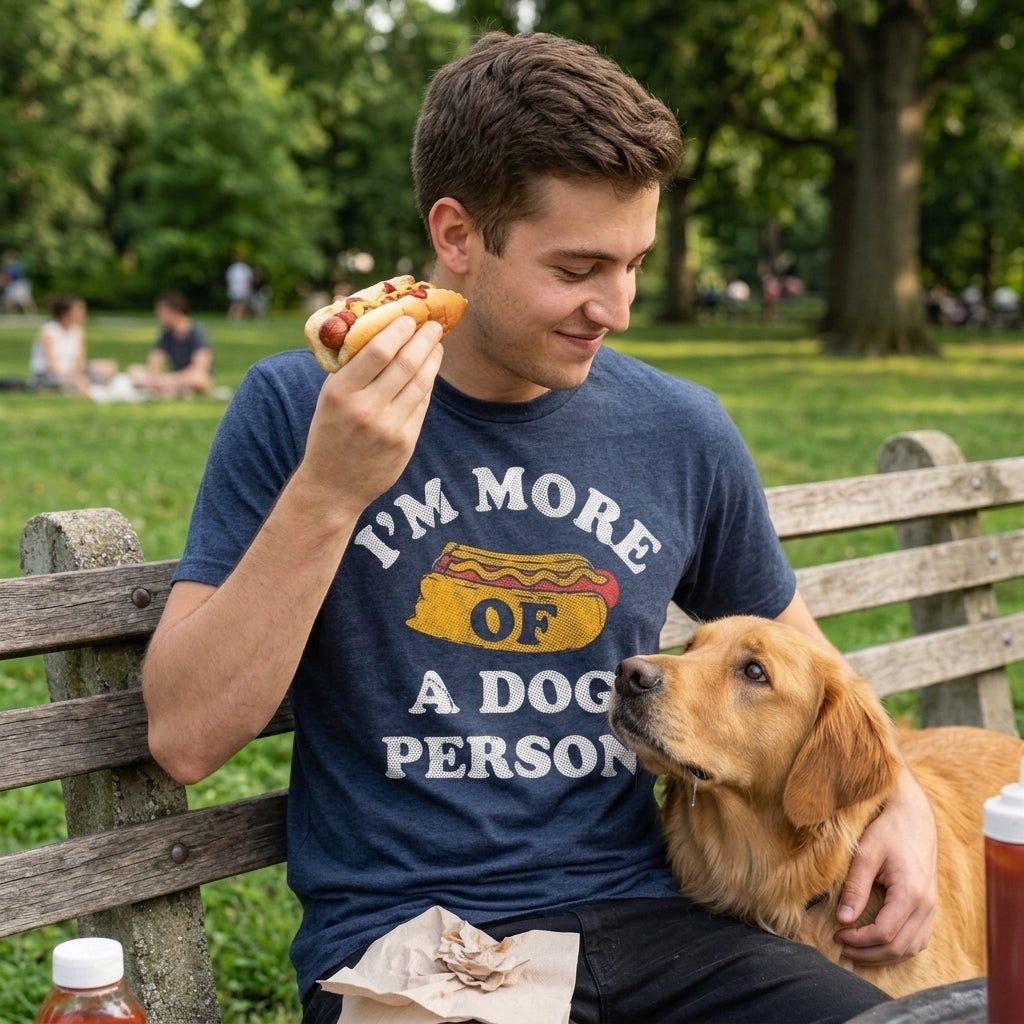 Im More Of A Dog Person Men's T Shirt product image 4