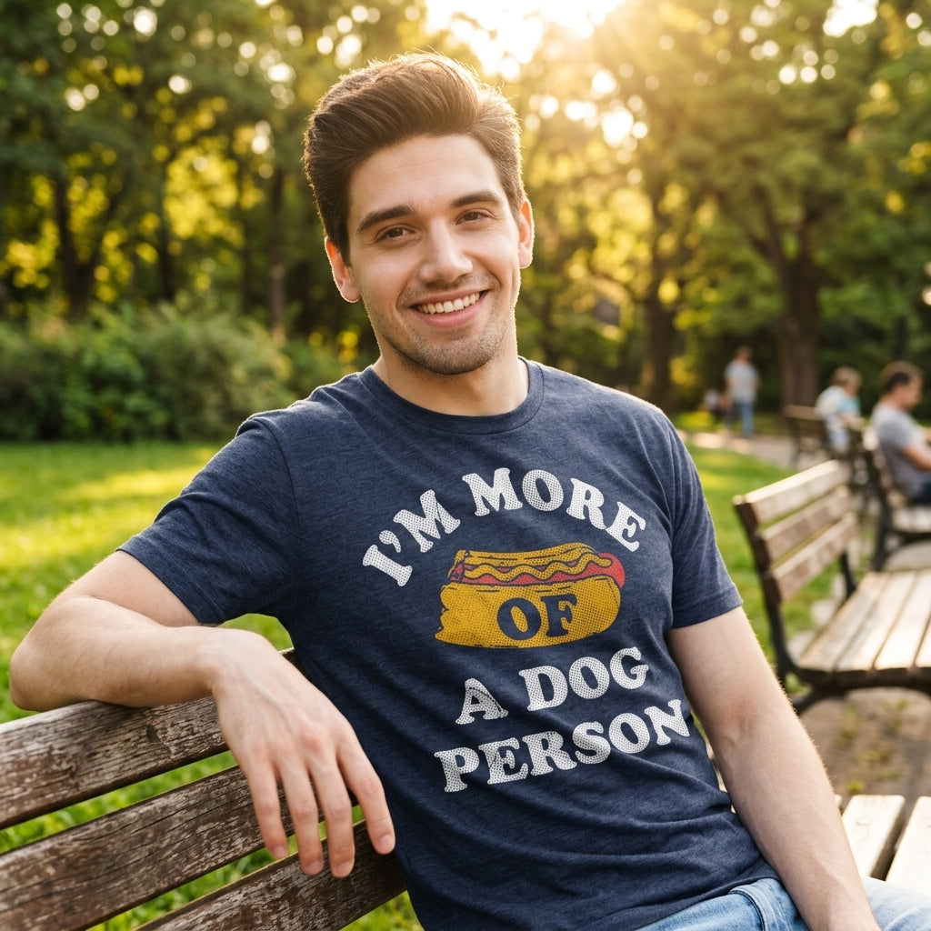 Im More Of A Dog Person Men's T Shirt product image 2