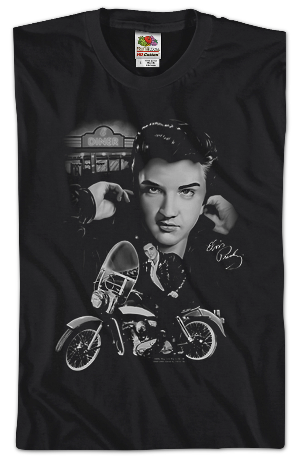 Motorcycle Elvis Presley T-Shirt product image 2