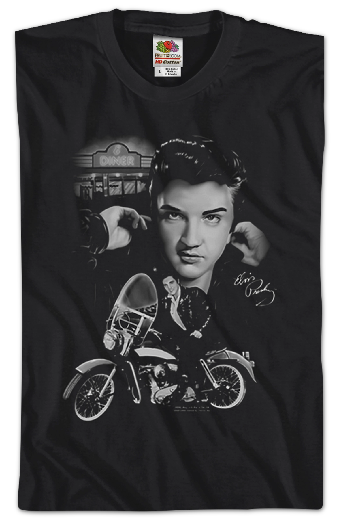 Motorcycle Elvis Presley T-Shirt product image 2