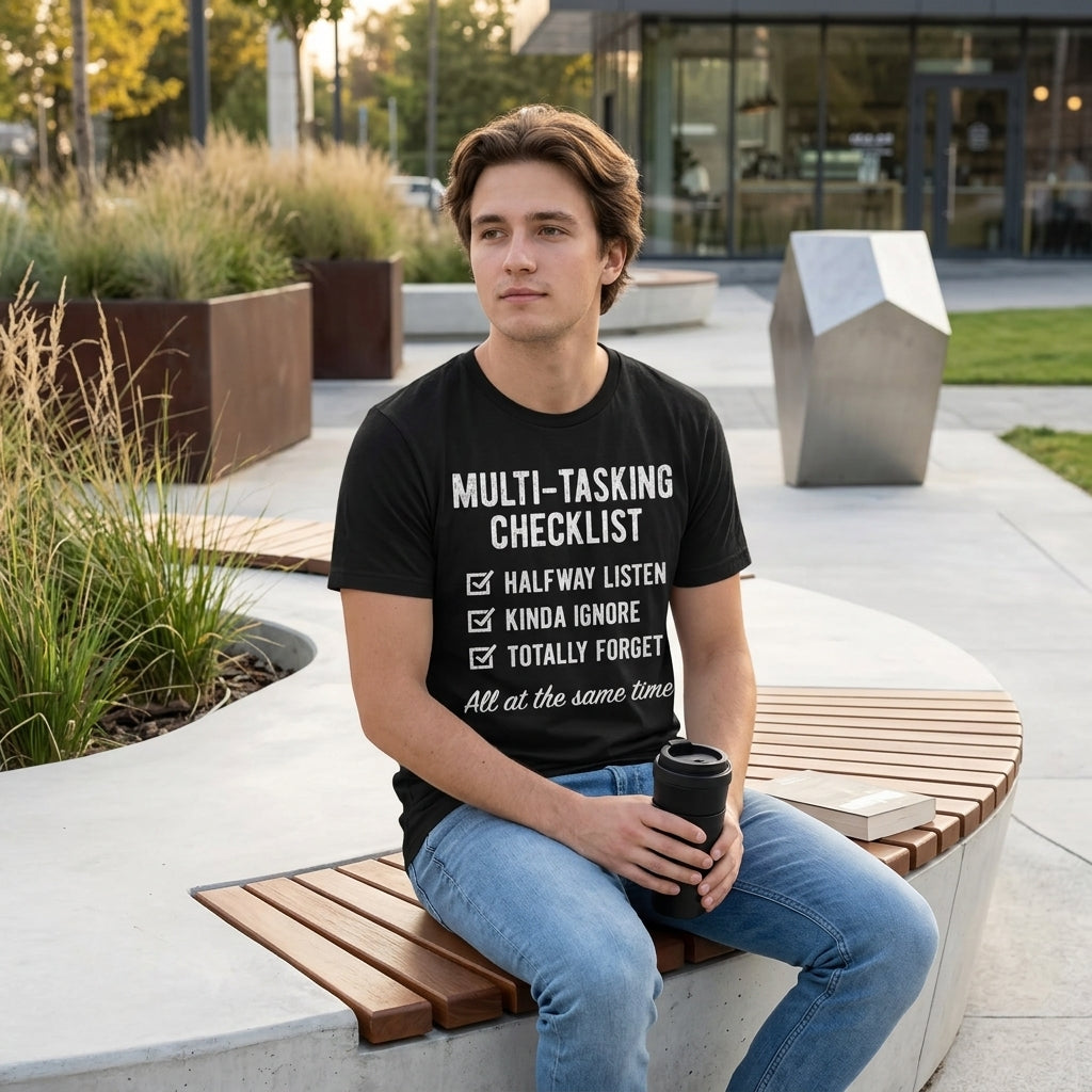 Multi Tasking Checklist Men's T Shirt product image 2