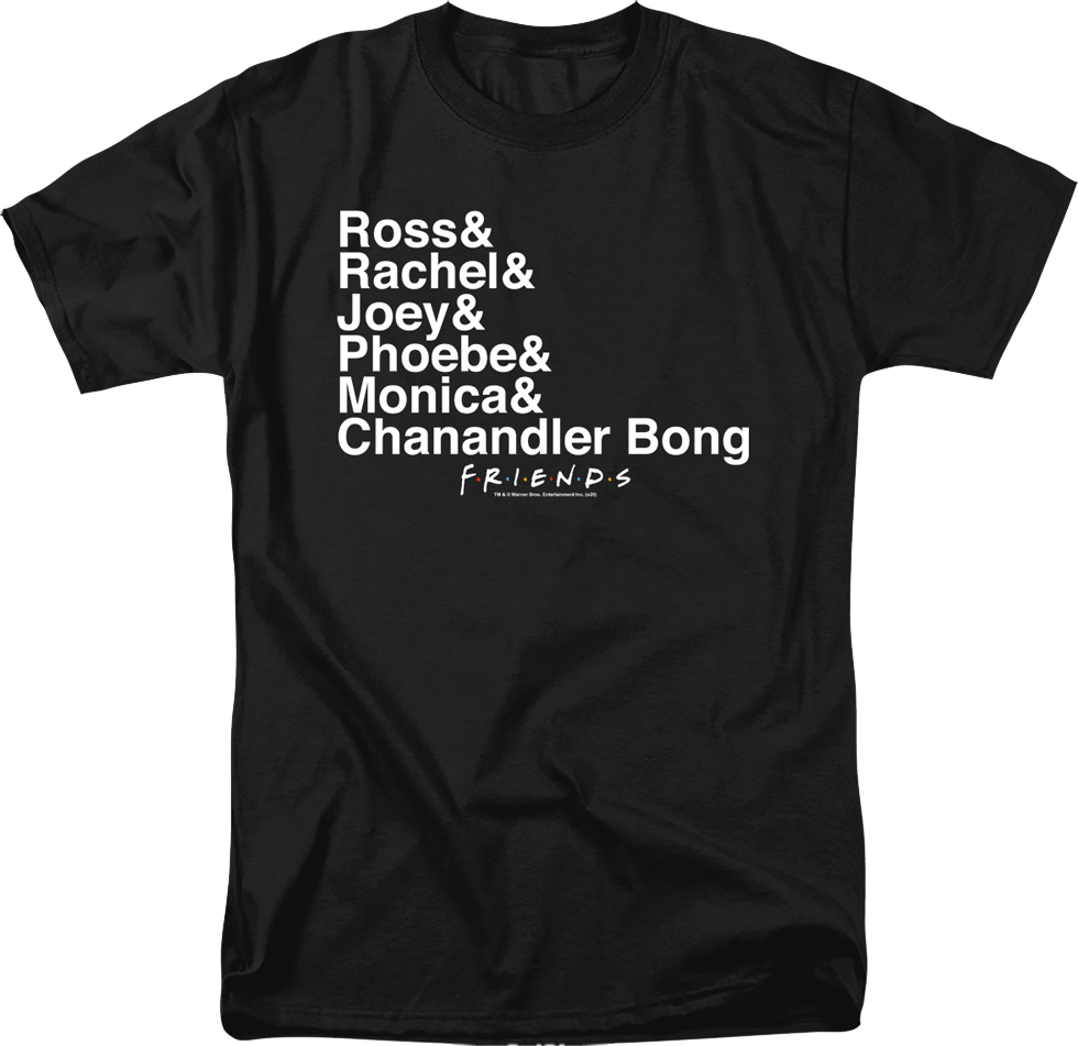 Names Friends T-Shirt product image 1