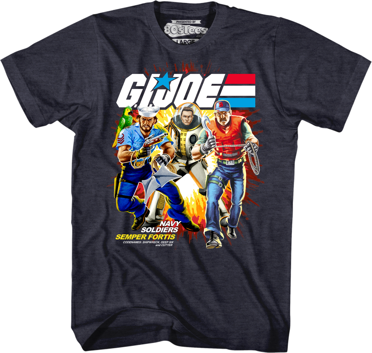 Navy Soldiers GI Joe T-Shirt product image 1