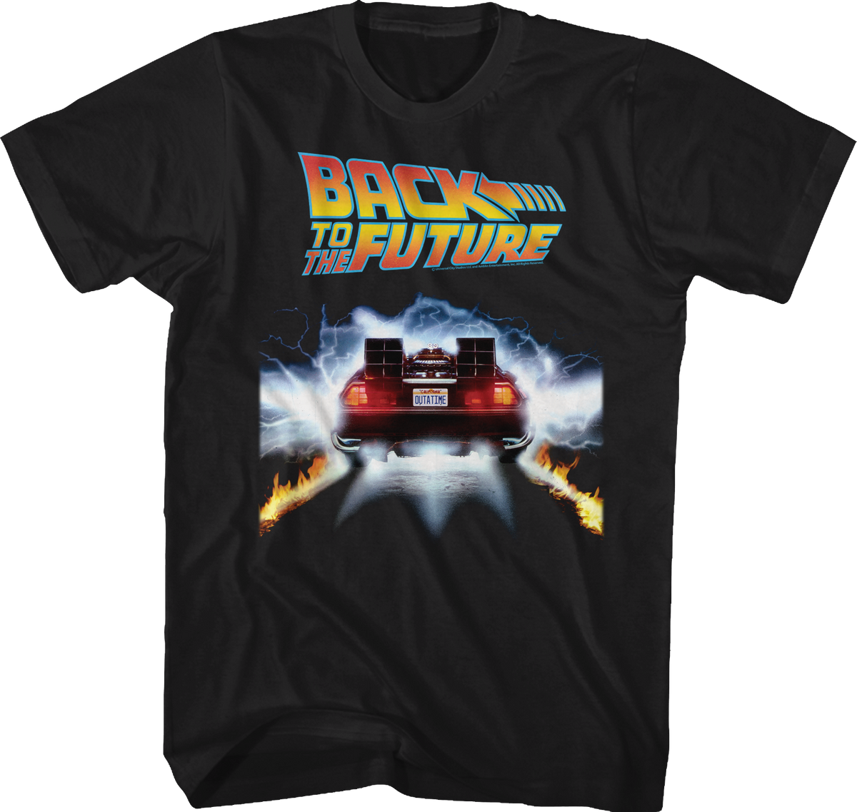 OUTATIME DeLorean Back To The Future T-Shirt product image 1