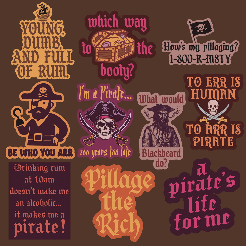 Pirate Stickers