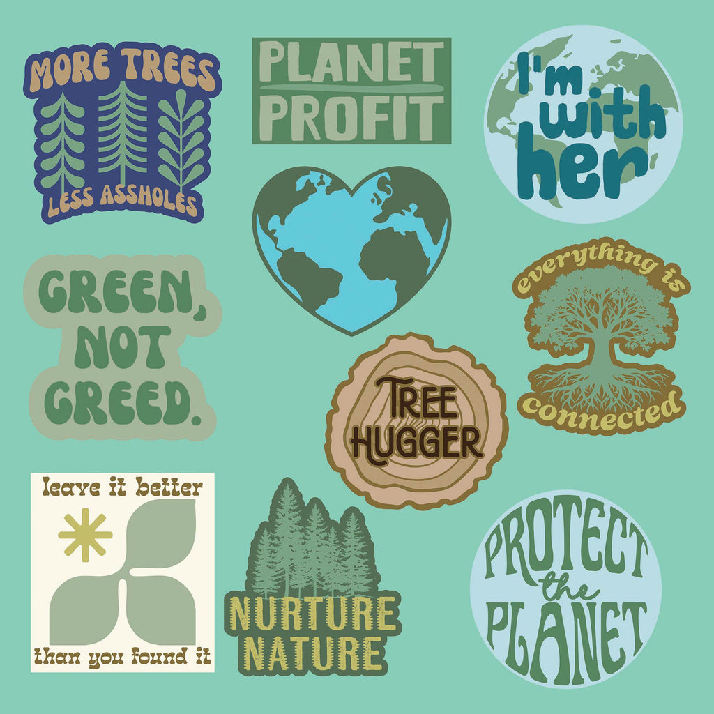 Planet Wellness Stickers
