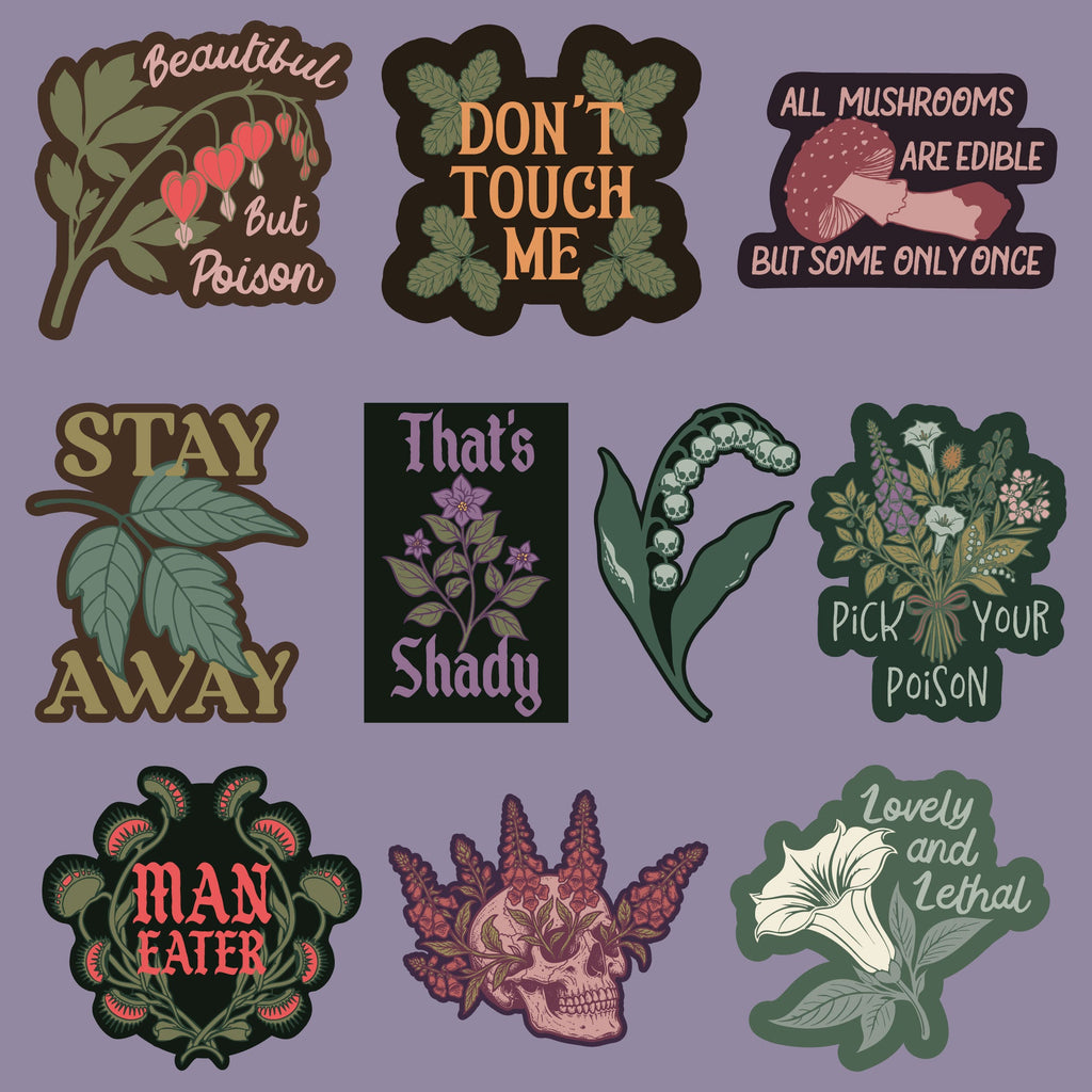 Poisonous Plants Stickers