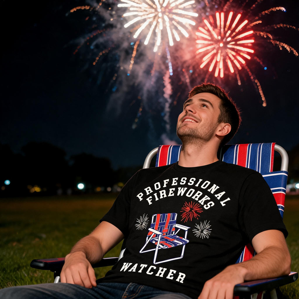 Professional Fireworks Watcher Men's T Shirt product image 2