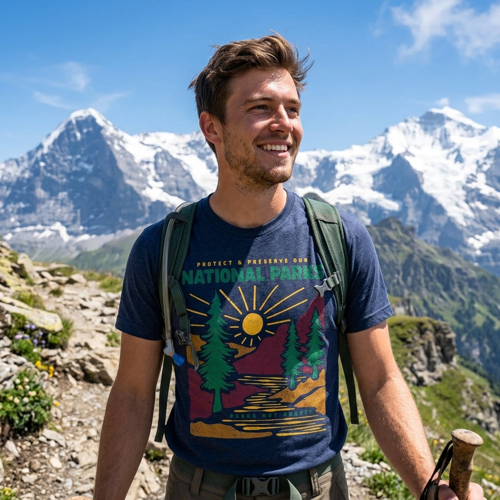 Protect And Preserve Our National Parks Men's T Shirt product image 2