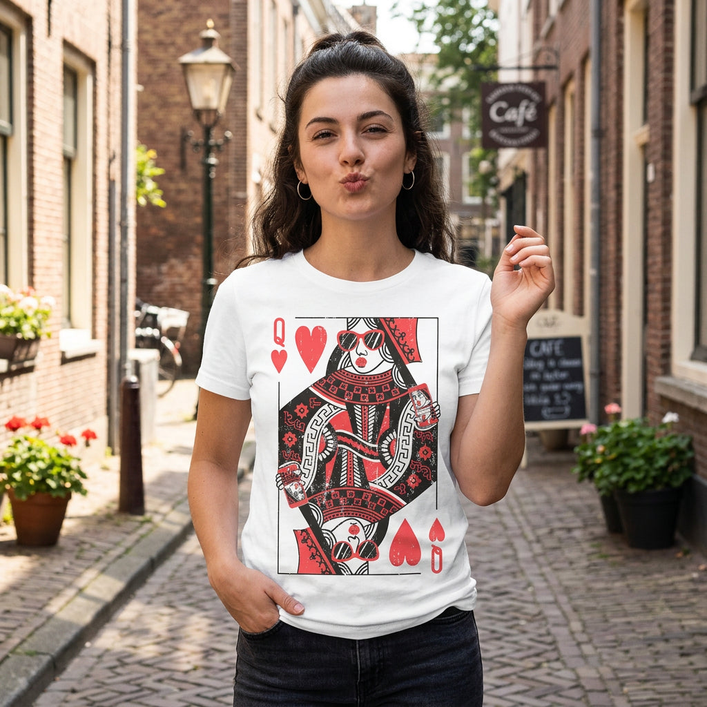 Reading Queen Of Hearts Women's T Shirt product image 2