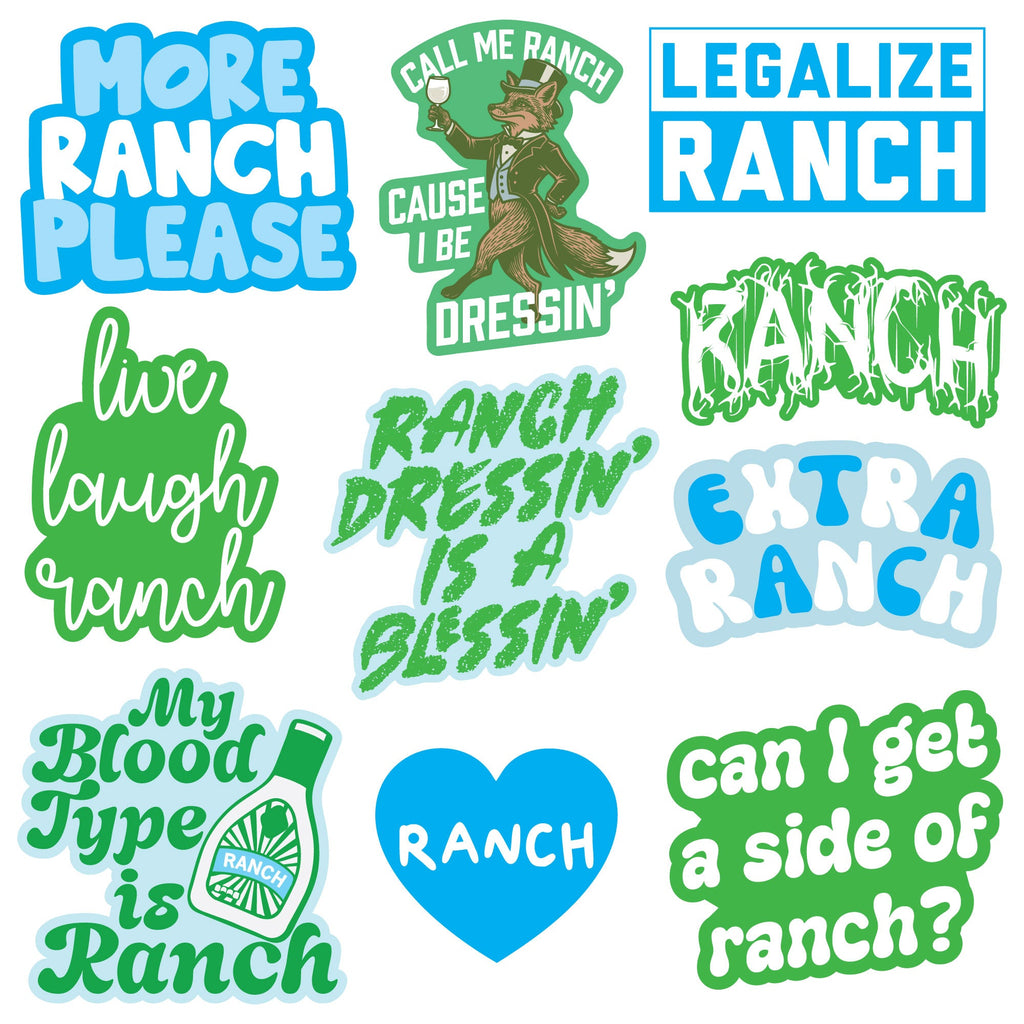 Ranch Dressing Stickers