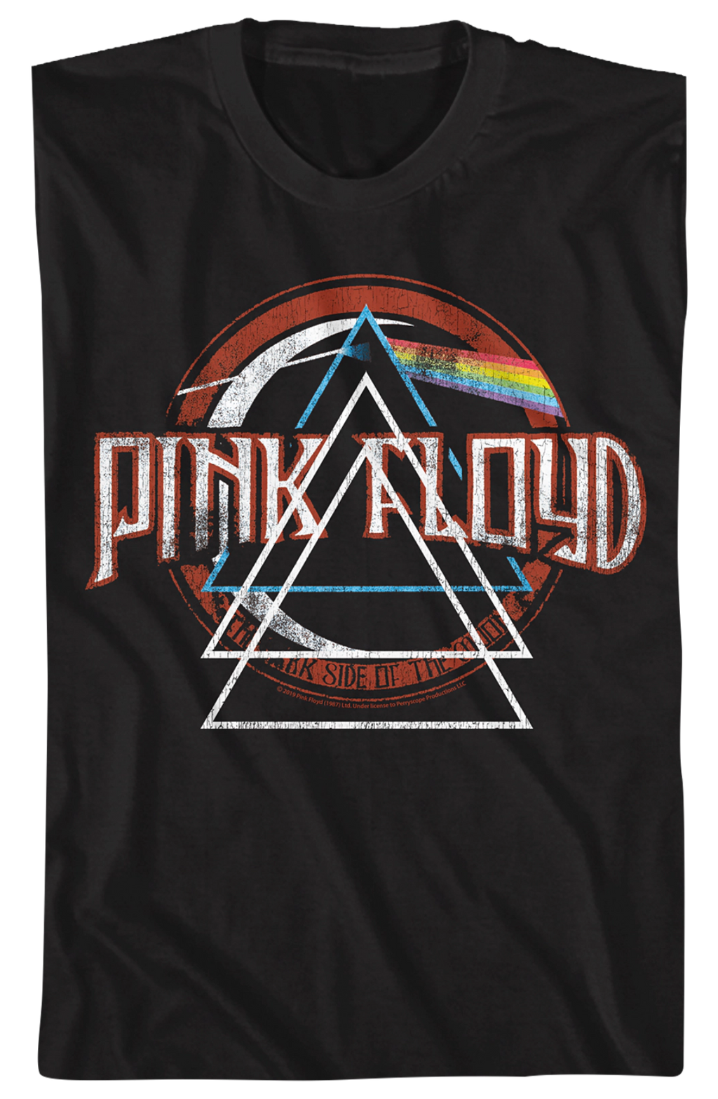 Repeated Prism Dark Side of the Moon Pink Floyd T-Shirt product image 2