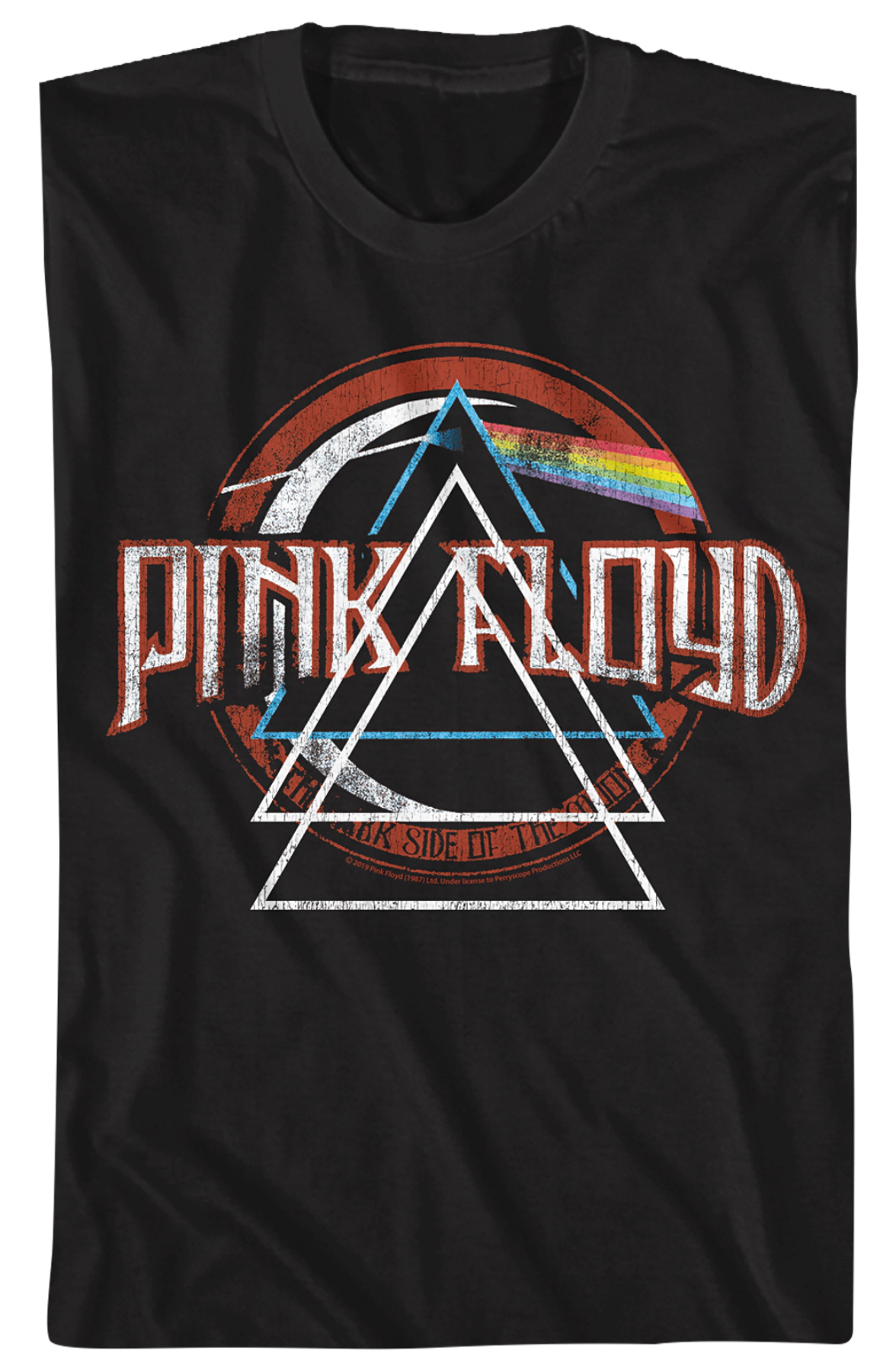 Repeated Prism Dark Side of the Moon Pink Floyd T-Shirt product image 2