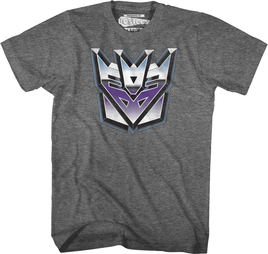Retro Decepticon Logo Transformers T-Shirt product image 1