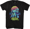Retro Neon Street Fighter T-Shirt product image 1